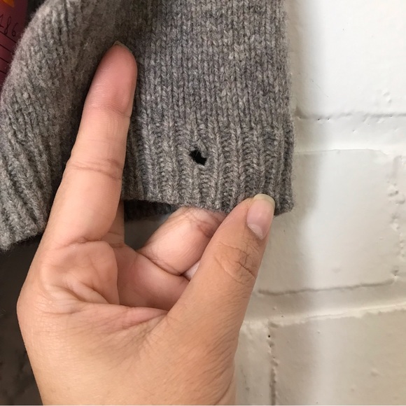 COMPTOIR DES COTONNIERS long knit brown cashmere wool sweater - Picture 5 of 5